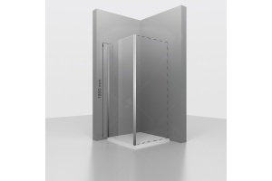 Боковая панель 100*185 RGW Z-050-1 Хром/Прозрачное/6 мм