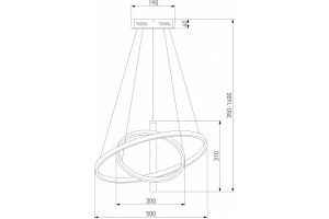 Подвесной светильник Eurosvet Stroke 90270/1 черный - 3