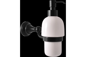 Дозатор для жидкого мыла Rav Slezak Morava черный матовый