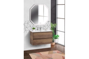 Комплект мебели Belbagno Kraft 39 80 темное дерево