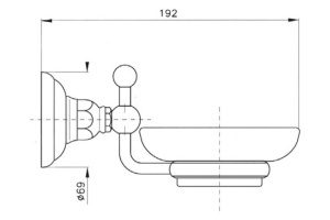 Мыльница Nicolazzi Classica (1487CR) - 2