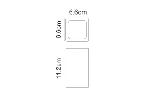 Стакан для зубных щеток WasserKRAFT Fulda белый - 2