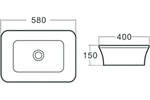 Раковина SantiLine SL-2105 - 2