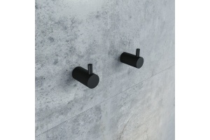 Комплкект одинарных крючков IDDIS Petite, сплав металлов, черный матовый (PET2SB3i41) - 2