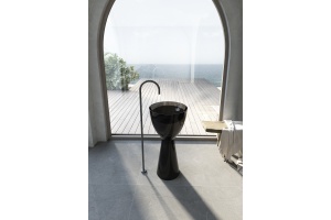 Раковина напольный ABBER Kristall 45 черный (AT2703Onyx) - 2