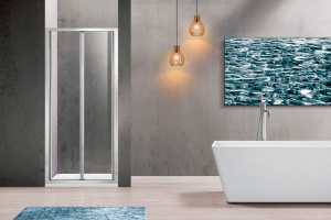 Душевая дверь в нишу Vincea Garda VDB-1G900CL 90 см, профиль хром, стекло прозрачное - 2