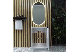 Комплект мебели Sanvit Рольф 61 напольная белая - 3