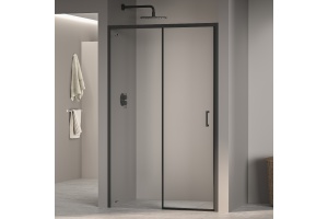 Душевая дверь RGW Passage PA-017B 180х195 профиль черный стекло прозрачное - 3