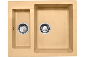 Мойка кухонная Lava D1 светлый беж