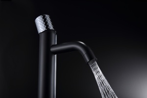 Смеситель Boheme Stick 122-BCR для раковины, black diamond chrome - 3