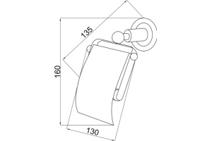 Держатель для туалетной бумаги Boheme Murano хром - 2