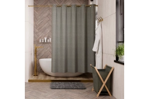 Штора для ванной Wasserkraft Isen 200х200 серый - 2