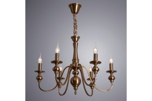 Подвесная люстра Arte Lamp Passoni A6097LM-6PB - 2