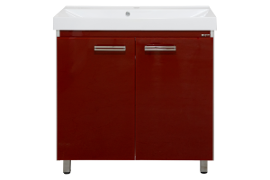 Джулия QVATRO - 90 Тумба прямая бордовая