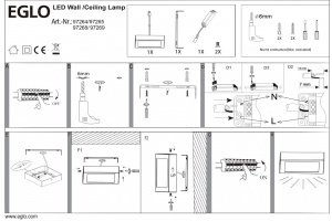 Накладной светильник Eglo ПРОМО Fueva 1 97265 - 2