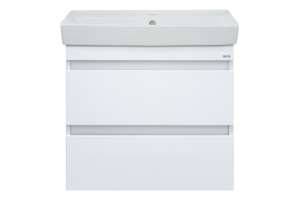 Тумба под раковину Misty Енисей 60 белая глянцевая