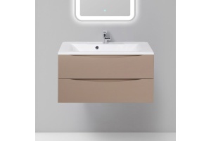 Тумба с раковиной BelBagno Marino 90 capucino lucido