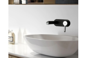 Смеситель для раковины Gappo черный хром - 2