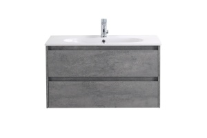 Тумба с раковиной BelBagno Kraft 90 серый