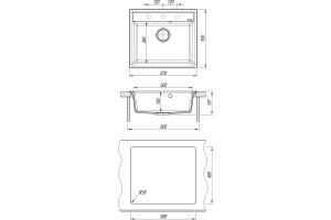 Мойка Flortek Консул 570, антрацит FSm  - 3