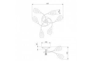 Потолочная люстра Eurosvet Virginia 2275/6 хром - 2