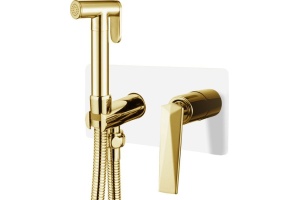 Гигиенический душ Boheme Venturo 387-W со смесителем, С ВНУТРЕННЕЙ ЧАСТЬЮ