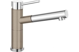 Смеситель для кухонной мойки Blanco Alta бежевый, хром (517634)