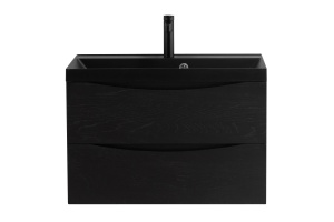 Тумба с раковиной Belbagno Marino 80 темное дерево - 2