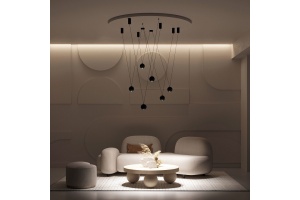 Подвесной светодиодный светильник Arlight SP-Elementa-Roll-R100-9W Warm3000 032769 - 3