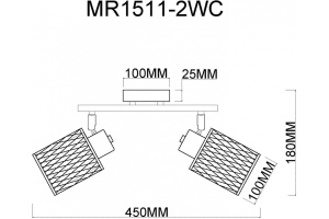 Спот MyFar Cathy MR1511-2WC - 3