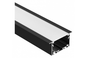 Профиль Arlight S2-LINIA69-F-2500 SEAMLESS BLACK (Arlight, Алюминий) 033534