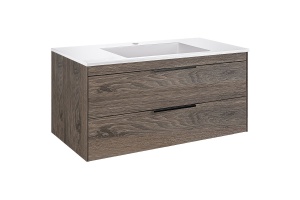 Тумба под раковину Vincea Chiara 100 темное дерево - 2