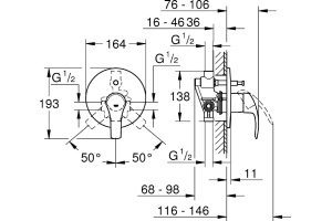 Смеситель Grohe Eurosmart New 33305002 - 2
