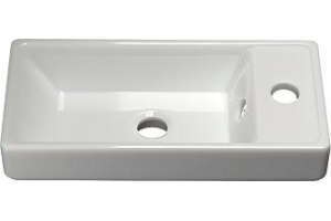 Тумба с раковиной Misty Лира 40 белая глянцевая - 3