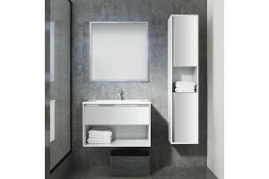 Комплект мебели Sanvit Контур 75 белый глянец