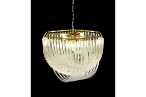 Подвесная люстра LUMINA DECO Weddini LDP 6001-600 GD+CL - 3