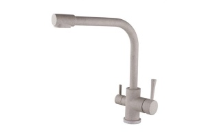 Смеситель Kaiser Merkur 26044-4 для кухонной мойки, песочный мрамор