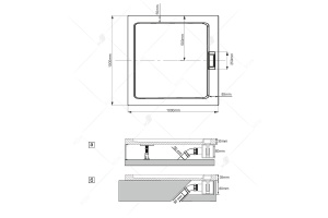 Сифон для поддонов RGW Q10-C хром 03241100-10 - 3