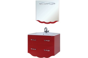 Мебель для ванной Bellezza Версаль 100 красная