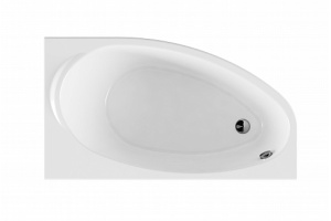 248574000 ванна акриловая CORFU ассиметричная правая 160х90 (белый)