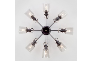 Потолочная люстра Eurosvet Astor 70111/8 черный - 2