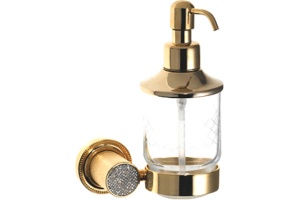 Дозатор Boheme Royal Cristal Gold подвесной