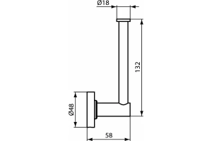 Держатель для запасных рулонов Ideal Standard IOM черный матовый - 3
