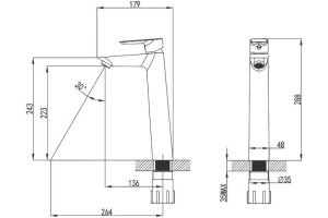 Смеситель Iddis Cloud CLOSB01i01 для раковины - 2