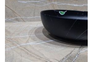 Раковина накладная CeramaLux MNC 51.5 см черный матовый (78166MBM) - 3