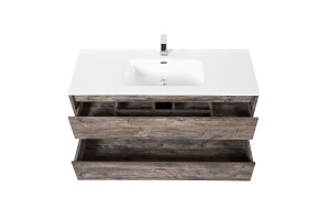 Тумба под раковину BelBagno Kraft 120 темное дерево - 3