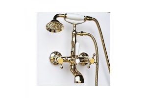 Смеситель для ванны Magliezza Classico золото (50106-4-do)