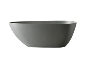 Ванна из искусственного камня Abber Dortmund 170х75 светло - серый матовый