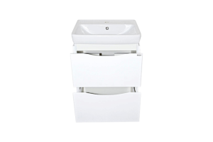 Тумба с раковиной Misty Венера 55 белая глянцевая - 2