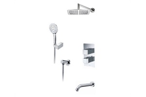 A171519 Thermo Встраиваемый комплект для ванны с верхней душевой